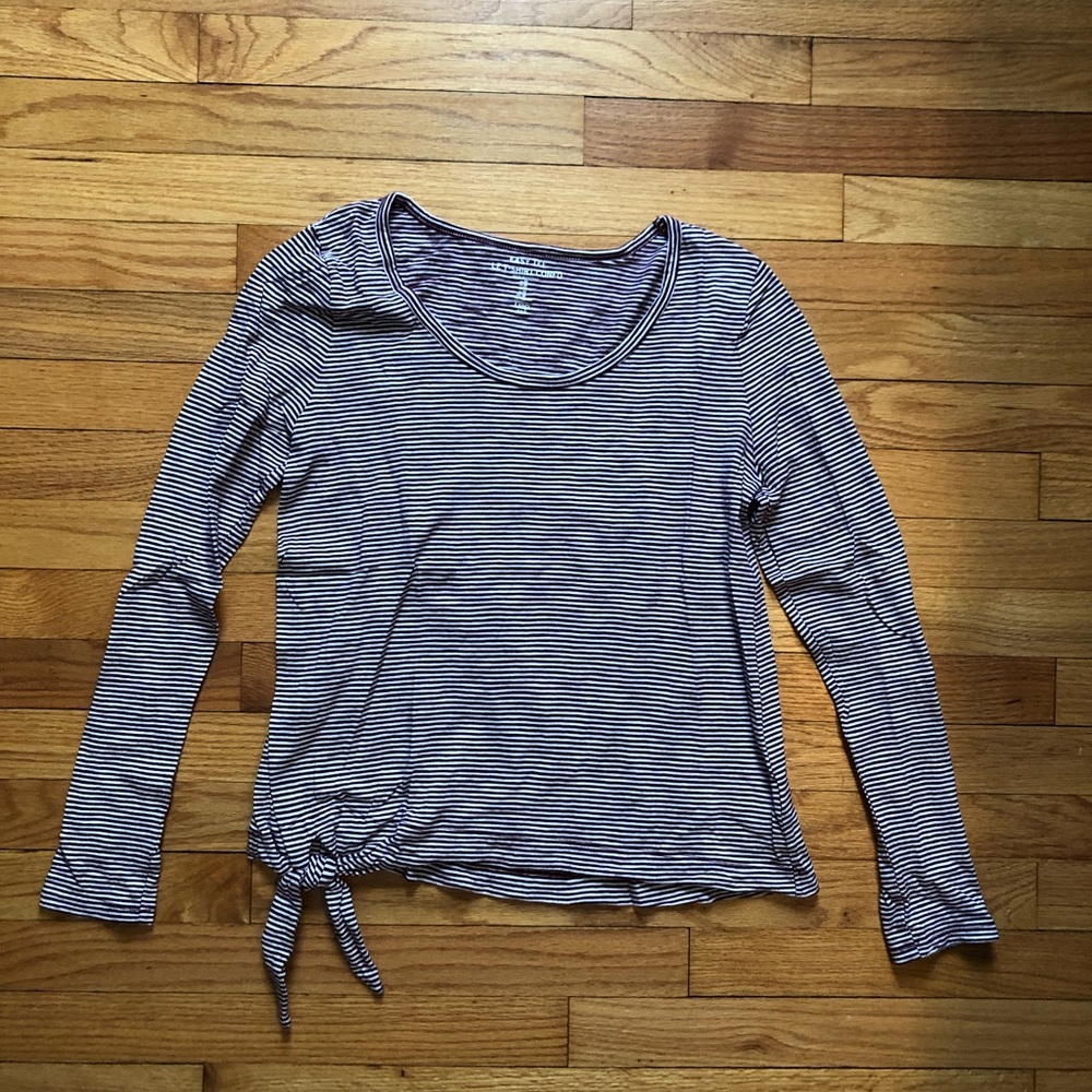 Gap Long Sleeve Shirt with Side Tie